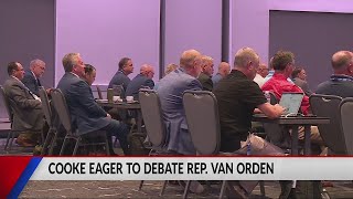 Cooke eager to debate Rep. Van Orden