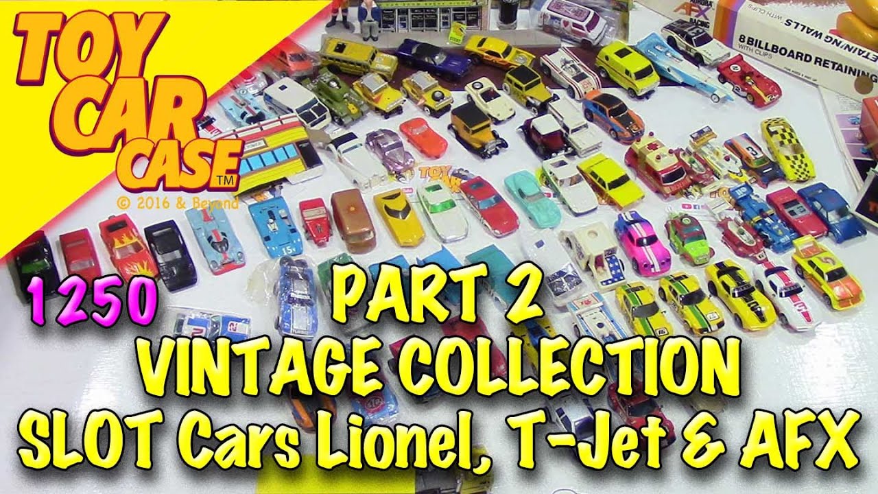 1250 Vintage Collection T Jet AFX SLOT CARS PT 2 Toy Car Case YouTube