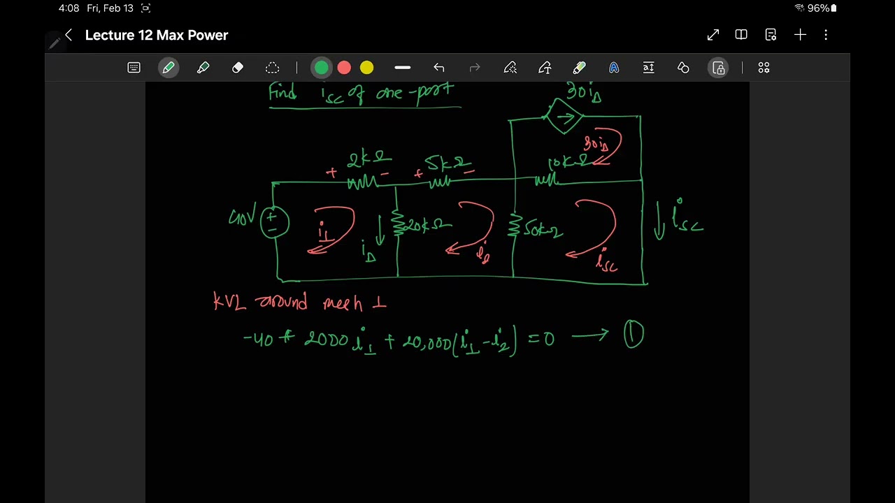 ENE 210 Lecture 12: Maximum Power and Superposition Theorem