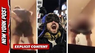 Man Moons Anti-Ice Protesters At Minneapolis Hotel Allegedly Housing Agents