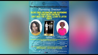 Parent Teacher Seminar | Silent Cries: Recognizing And Responding To Your Childโs Distress