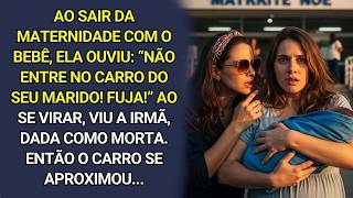 Na alta da maternidade, minha irmã, dada como morta, me parou “Não entre no carro do seu marido!”