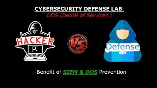 Cybersecurity Detection Lab Dos Attack Vs Defense Stop Dos Attack Security Onion V2