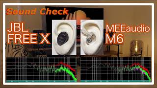 JBL FREE X vs MEEaudio M6 [TWS IEMs In-Ear Sound Comparison]完全ワイヤレスイヤホン