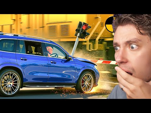 Reacting To INSTANT Karma car crashes in beamNG