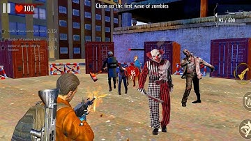 Zombie City Survival Game : Gold Cion Challenge Mission Complete -  Android Gameplay