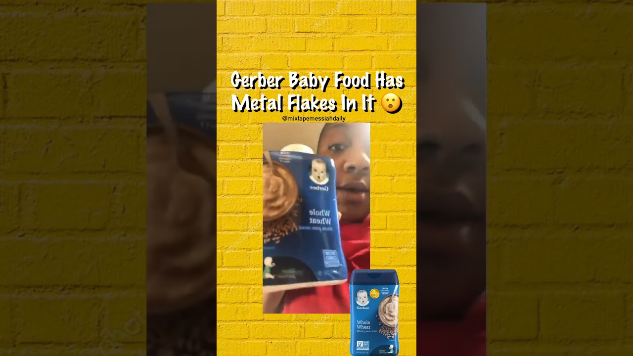 gerber whole wheat baby cereal metal