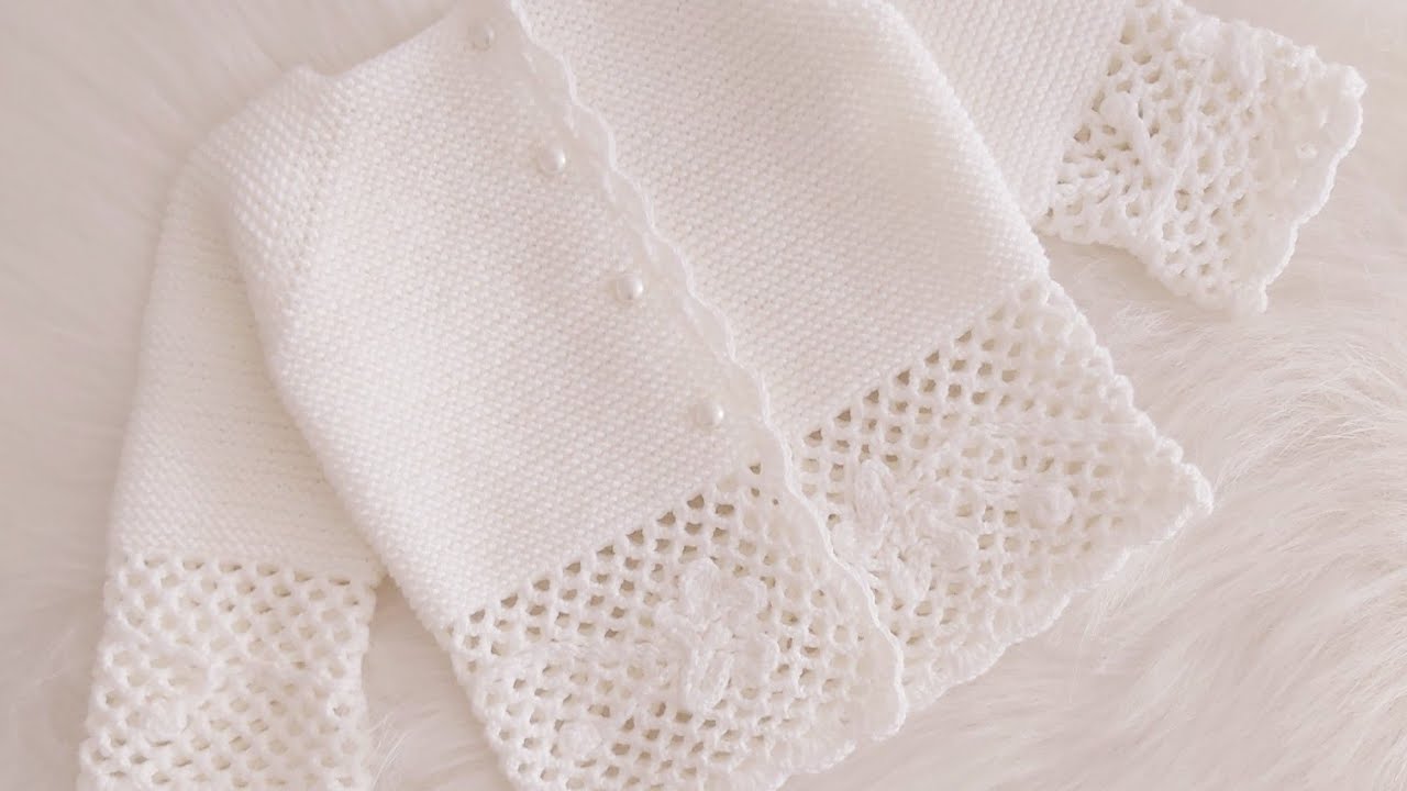 Zincir İşlemeli Bebek Hırkası Yapımı