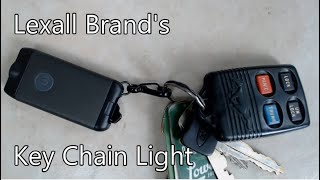 Lexall Brand&#39;s Rechargeable LED Keychain Flashlight