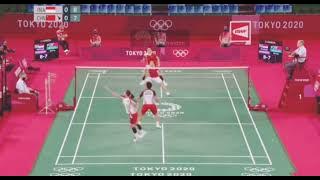 CUPLIKAN FINAL BADMINTON Ganda Putri Indonesia di olimpiade tokyo | INDONESIA vs CHINA
