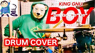【ドラム】「BOY」たたいてみた【King Gnu】王様ランキングOP [ drum cover - Ranking of Kings OP]