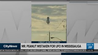 Mr. Peanut mistaken for UFO in Mississauga