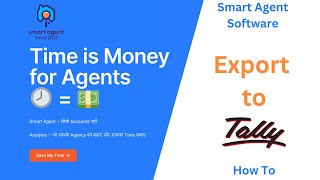 How to export Commission Bills to Tally from Smart Agent