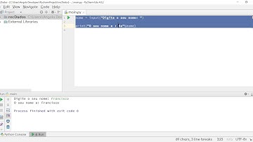 PYTHON - Receber dados de usuario e exibir na tela.
