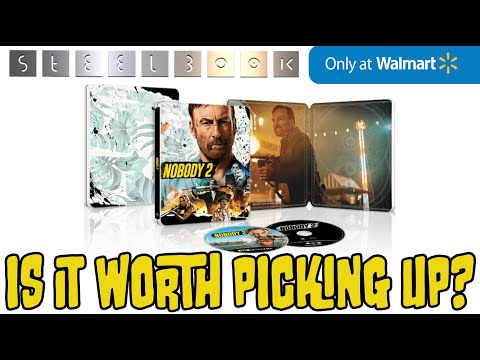 Walmart Exclusive Nobody 2 4K Blu Ray Steelbook Unboxing Review