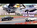 1970 Road Runner 426 Hemi vs 1967 Plymouth GTX 426 Hemi - PURE STOCK DRAG RACE