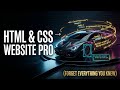 Build a Luxury Car Website in 30 Minutes | HTML &amp; CSS