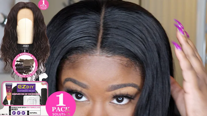 DIY Closure Wig Kit | Hair Included Under $80 | Ja...