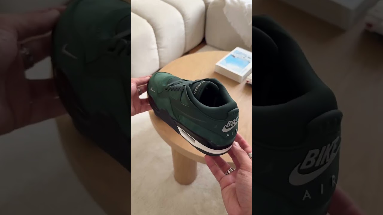 The Nigel Sylvester x Air Jordan 4 RM SP 'Grandma's Driveway - Fence Green' presents a cwn