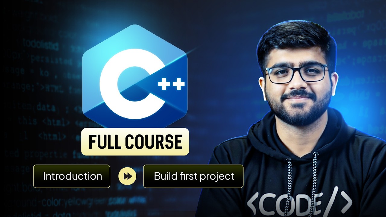 C++ Tutorial for Beginners with Projects | Complete Introduction