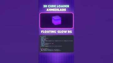 Pro 3D Rotating Cube Loader | CSS Only