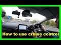 How to use cruise control