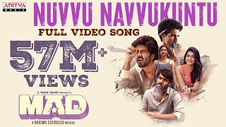 Nuvvu Navvukuntu Full Video Song | MAD | Kalyan Shankar | S. Naga Vamsi | Bheems Ceciroleo Thumb