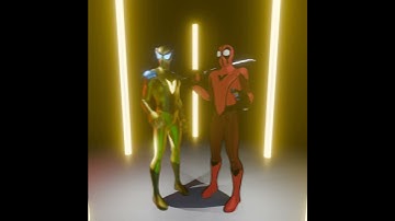 VG and Wolvelocity #deadpool #wolverine #animation #3d #blender3d #short #movie #marvel #vfx