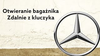 Mercedes W203 C Klasa Otwieranie Bagażnika Z Pilota - Youtube