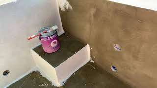 DIY Hot Tub- Part 5: paint and tile