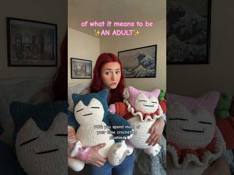 POV: You’re addicted to crocheting plushies #crochet #amigurumi #crochetplushie #yarn #crocheting