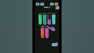 All Levels |🧪Water Color Sort Level 10-11 Walkthrough | Free Android/iOS Casual Gameplay
