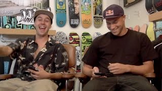 Blind Team Riders TJ Rogers & Sewa Kroetkov | Ask Skate Warehouse
Shop Blind Skateboards: http://bit.ly/AskBlind
Blind pros TJ Rogers and Sewa Kroetkov sat down at Dwindle HQ to answer YOUR Instagram questions! Tune in to see if your question got picked, and be sure to follow us on IG (@skatewarehouse) for your chance to pick the brain of your favorite pro!
Shop Blind Skateboards: http://bit.ly/AskBlind
Filmed & edited by Chandler Beck
Had your Daily Dose? Get yours HERE: http://bit.ly/1y49Ync
Want to see more Skate Warehouse videos on the regular?
Subscribe to our YouTube Channel to stay plugged in. Go skate! http://www.youtube.com/wwwskatewarehousecom
Facebook: https://www.facebook.com/SkateWarehouse
Twitter: https://twitter.com/skate_warehouse
Instagram: http://instagram.com/skatewarehouse
Google+: https://plus.google.com/+SkateWarehouse/ Blind Team Riders TJ Rogers & Sewa Kroetkov | Ask Skate Warehouse