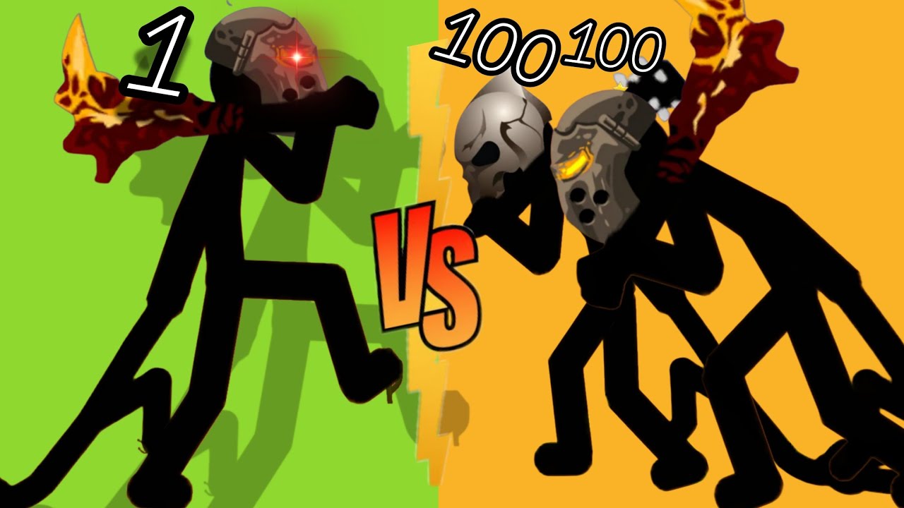 1 vs 100 Stickman Battle – Can He Survive? (Stick War Challenge)
