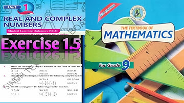 Exercise 1.5   Unit 1 | Class 9 |New Mathematics Book| Sindh board