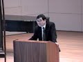 Harvard lecture by TU Weiming on Moral Reasoning 1996.03.05