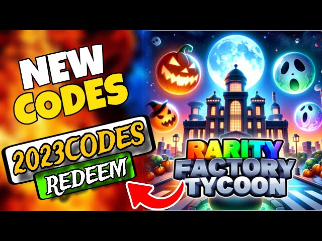 Rarity Factory Tycoon, Roblox GAME, ALL SECRET CODES, ALL WORKING CODES 