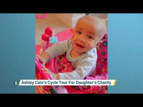 Ashley Cain talks 1,700 mile cycling tour across Europe in memory of his daughter, Azaylia | 5 News