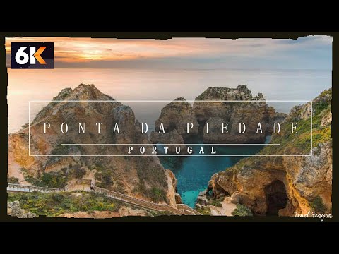 PONTA DA PIEDADE - Lagos ● Portugal 【6K】 Cinematic Drone [2021]