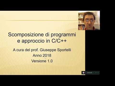 Video Lezione n.6 - I sotto programmi in C e C++