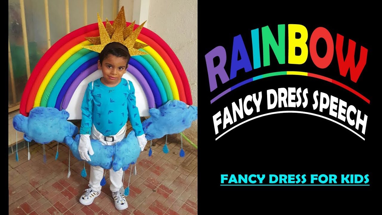 Children In Fancy Dress Sitting On A Train Running On The Tracks. With The  Background Rainbow. Royalty Free SVG, Cliparts, Vectors, and Stock  Illustration. Image 36630414.
