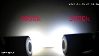 Тест налобного фонарика Sofirn SP40A как светит с батареей Sofirn 3000Ah 18650 (Sofirn-SP40a-2023)