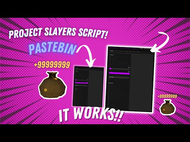 UPD 1.5🎆🥶] PROJECT SLAYERS HACK GUI🔥AUTO FARM, INF SPINS