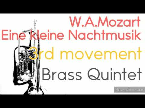 Mozart／Eine kleine Nachtmusik 3rd movement【Brass Quintet】