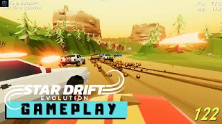 Star Drift Evolution PC GAMEPLAY :: Excellent! New Physics Racer [ PC Steam 2021 ]