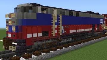 Minecraft Metro North 208 40th Anniversary Locomotive Tutorial (Ge Genesis)