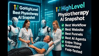 The Ultimate GoHighLevel Physiotherapy SNAPSHOT- Funnels,Websites, Workflows,AI Agents- (AI Enabled) screenshot 1