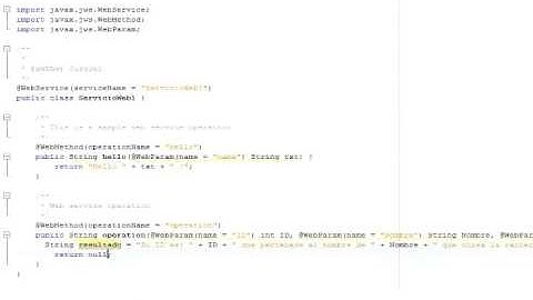 Ejemplo de un Servicio Web con Glassfish NetBeans IDE 8.0
