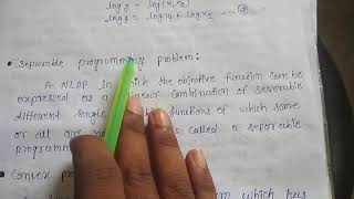 Separable Programming(with some other definition)in Operation Research