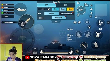 100% original NOVA PARABOY CONTROL LAYOUT CODE & SENSITIVITY CODE 2021 | paraboy control code